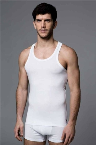 U.S. Polo Assn. 80088 Erkek Beyaz Atlet Şort Set