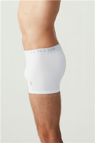 U.S. Polo Assn. 80097 Erkek Beyaz 3lü Boxer