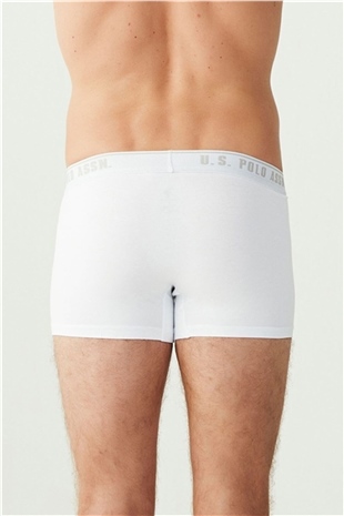 U.S. Polo Assn. 80097 Erkek Kırmızı-Lacivert-Beyaz 3lü Boxer