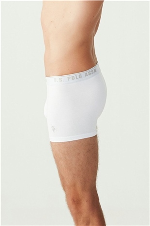 U.S. Polo Assn. 80097 Erkek Kırmızı-Lacivert-Beyaz 3lü Boxer