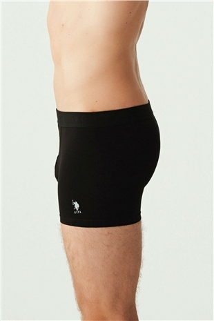 U.S. Polo Assn. 80173 Erkek Siyah 3lü Boxer