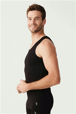 U.S. Polo Assn. 80188 Erkek Siyah 2li Atlet