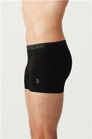U.S. Polo Assn. 80304 Erkek Siyah-Antrasit-Siyah 3lü Boxer