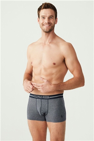 U.S. Polo Assn. 80306 Erkek Lacivert-Lacivert-Lacivert 3lü Boxer