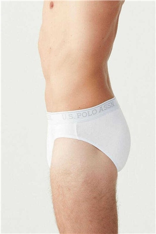 U.S. Polo Assn. 83057 Erkek Beyaz 3lü Slip