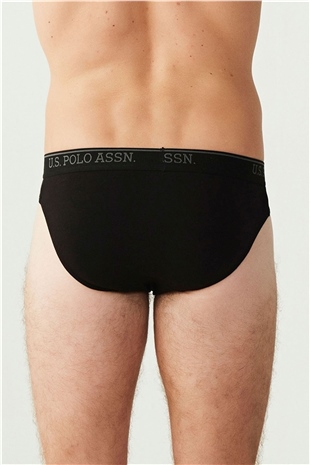 U.S. Polo Assn. 83057 Erkek Siyah 3lü Slip