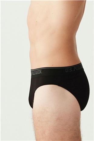 U.S. Polo Assn. 83057 Erkek Siyah 3lü Slip