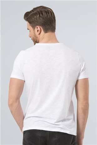 Wtshirt Barcelona Erkek Bisiklet Yaka Basic T-Shirt