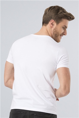 Wtshirt Monte Carlo Erkek Bisiklet Yaka Basic T-Shirt