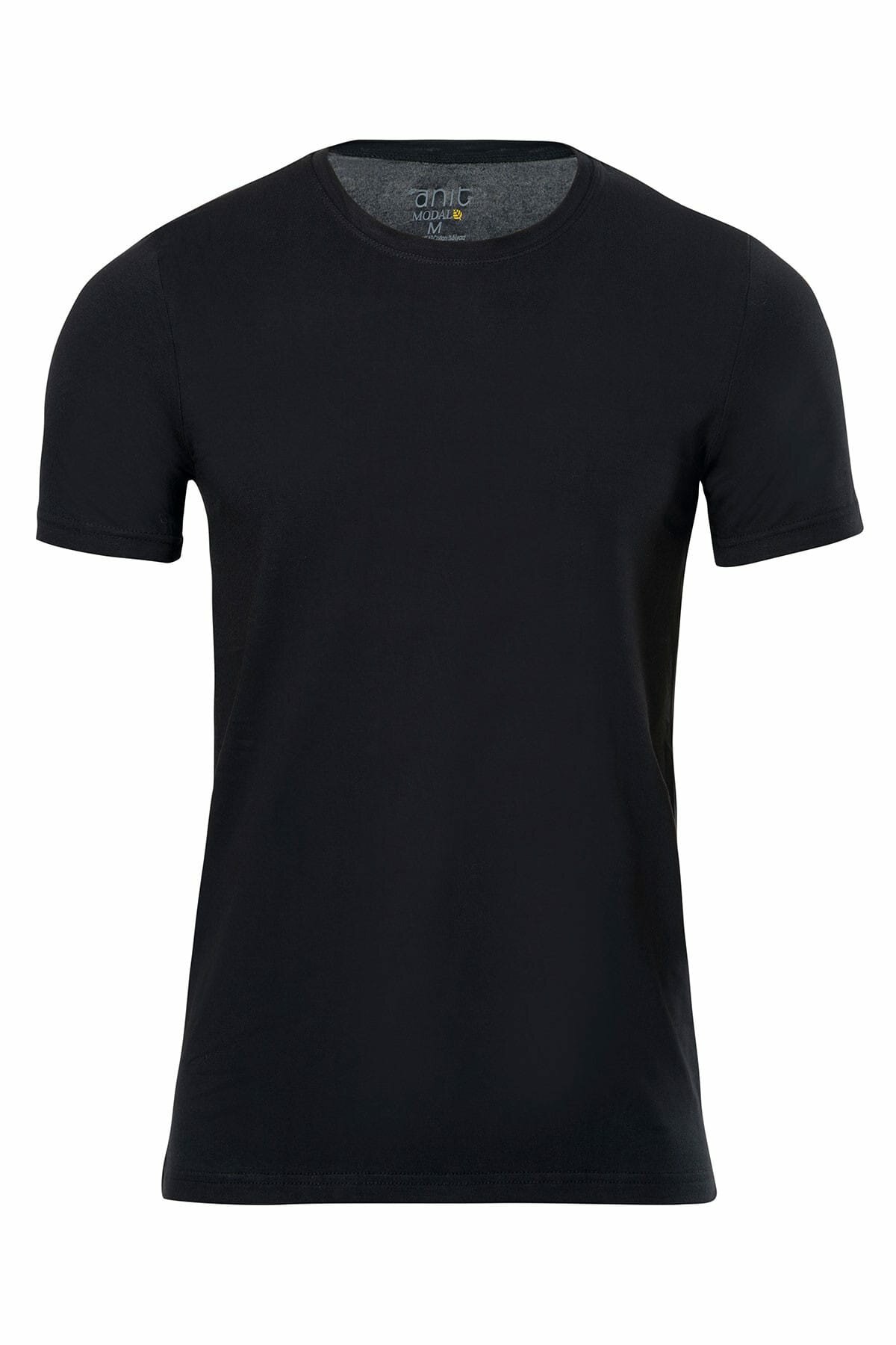 Anıt 1203 Siyah 3 Adet Modal O Yaka Kollu Erkek AtletAtletAnıt Lingerie