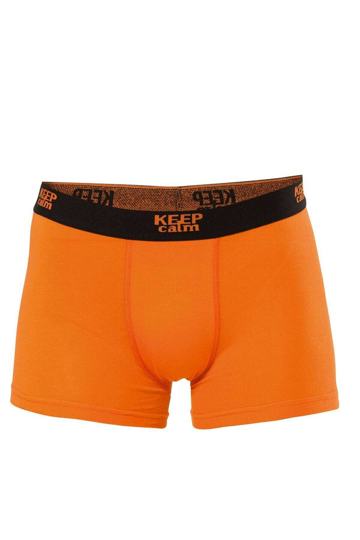 Anıt 1266 Turuncu 3 Adet Modal Rahat Erkek BoxerBoxerAnıt Lingerie