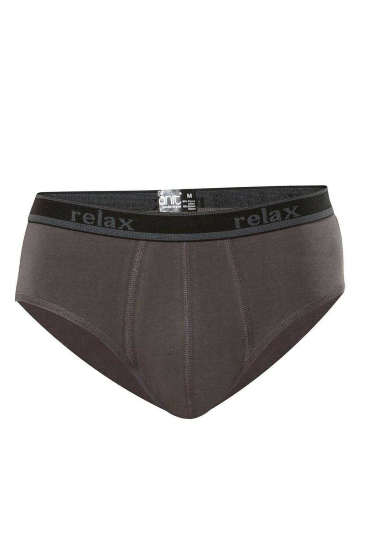 Anıt 1269 Antrasit 3 Adet Relax Pamuklu Erkek Slip KülotSlipAnıt Lingerie