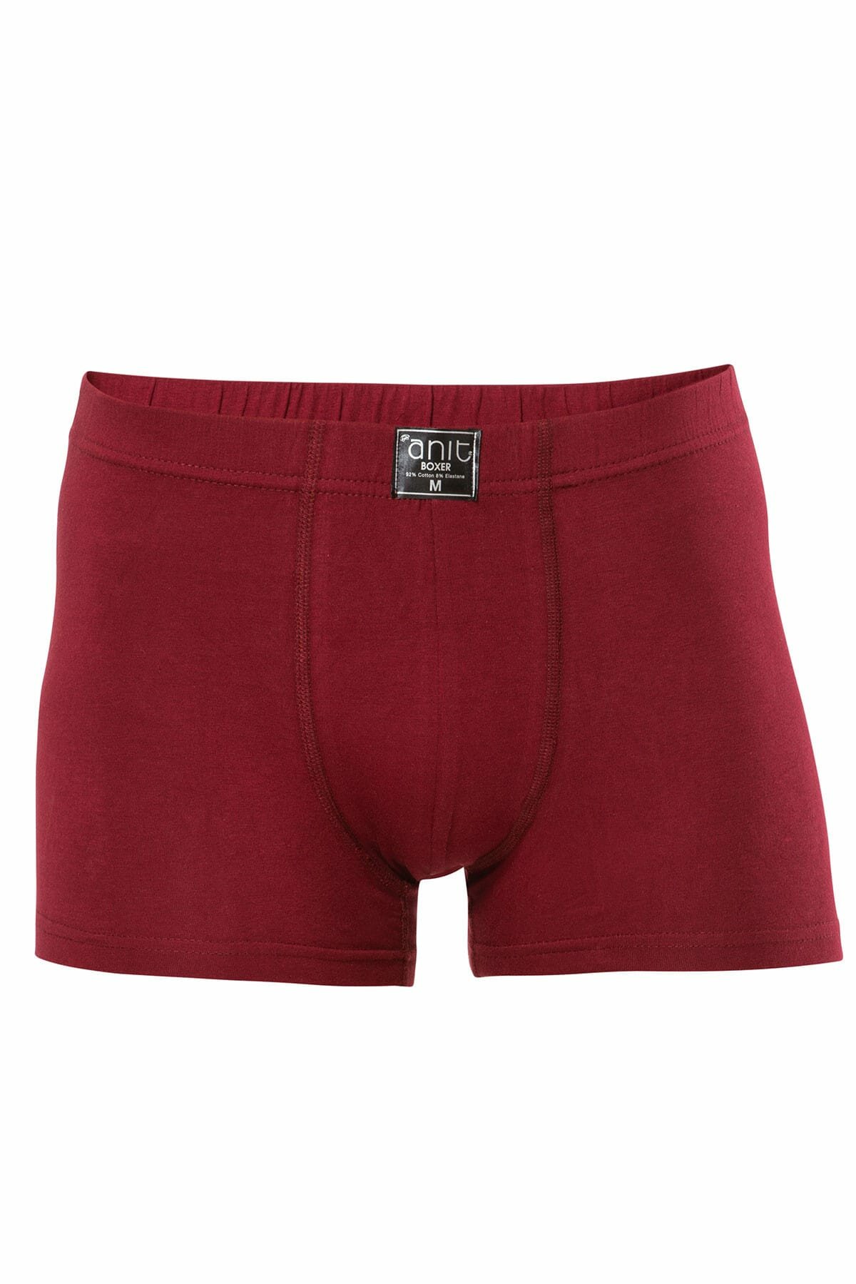 Anıt 1271 Bordo 3 Adet Pamuklu Esnek Erkek BoxerBoxerAnıt Lingerie