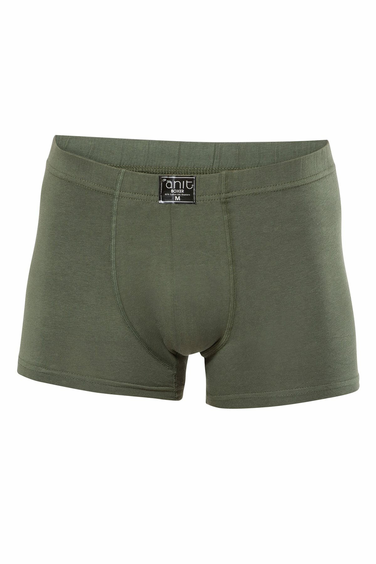 Anıt 1271 Haki 3 Adet Pamuklu Esnek Erkek BoxerBoxerAnıt Lingerie