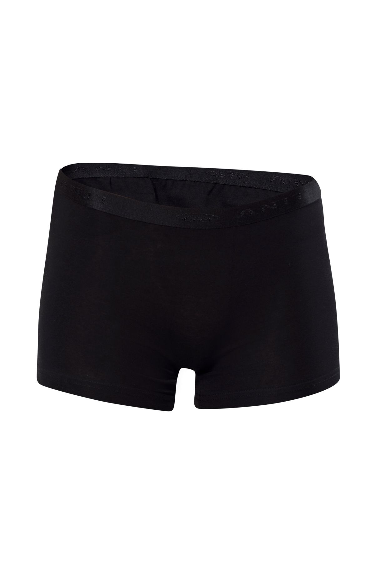 Anıt 3125 Kadın Siyah Likralı Pamuklu BoxerŞort KülotAnıt Lingerie