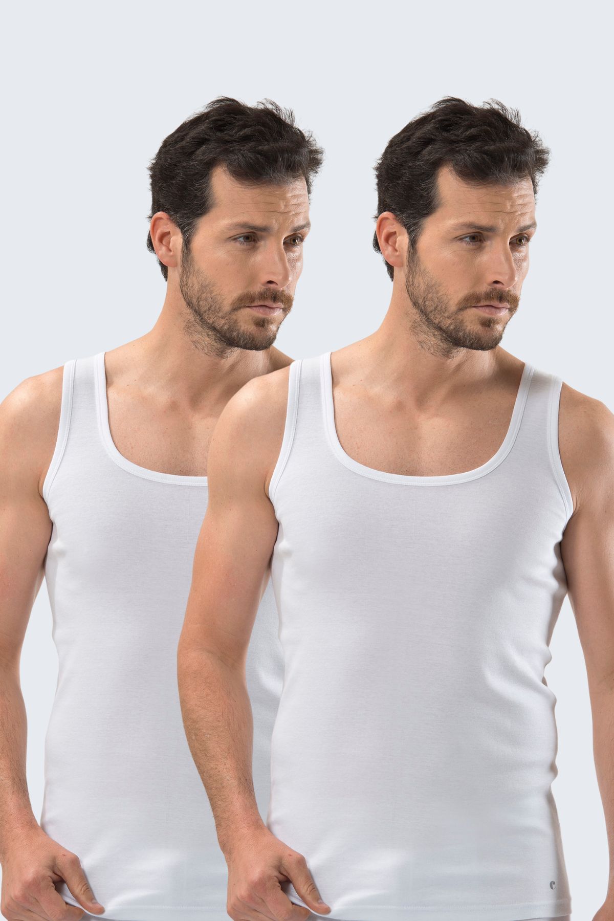 Cacharel 1501 Beyaz 2'Li Ribana Erkek AtletAtletCacharel