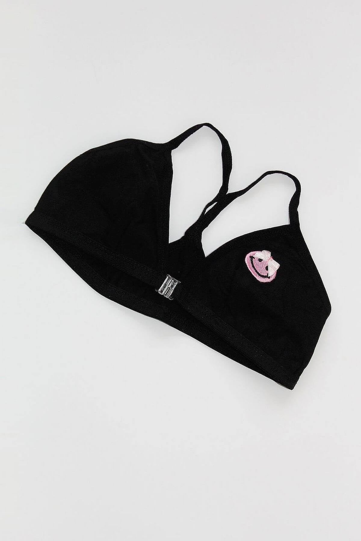 Kız Çocuk Pamuklu Klipsli Siyah SütyenKız Çocuk SütyenAnıt Lingerie