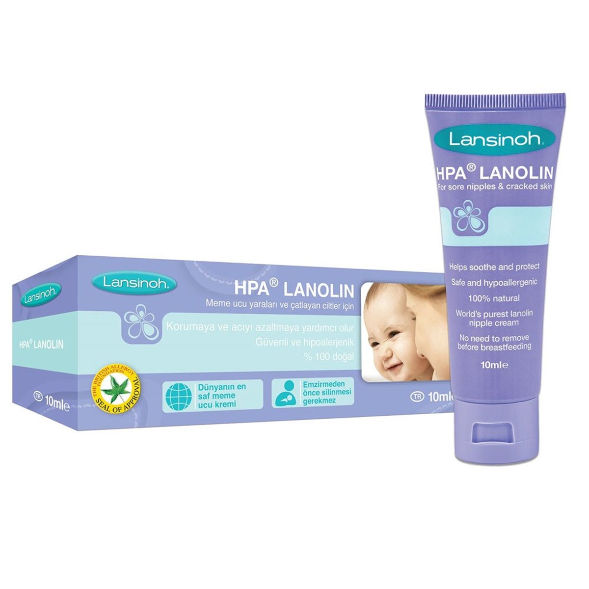 Lansinoh Lanolin Göğüs Ucu Kremi 10 gr