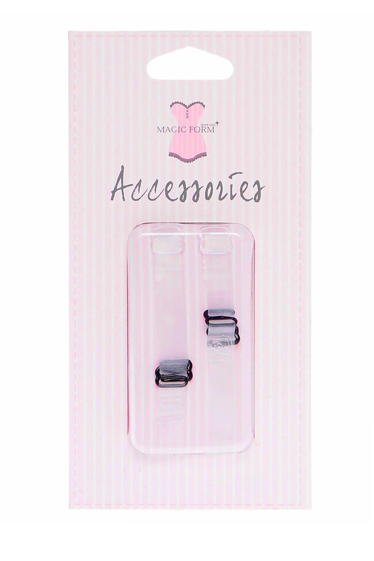 Magic Form 12 Kadın Siyah Yedek İnce Şeffaf AskıAksesuarMagic Form