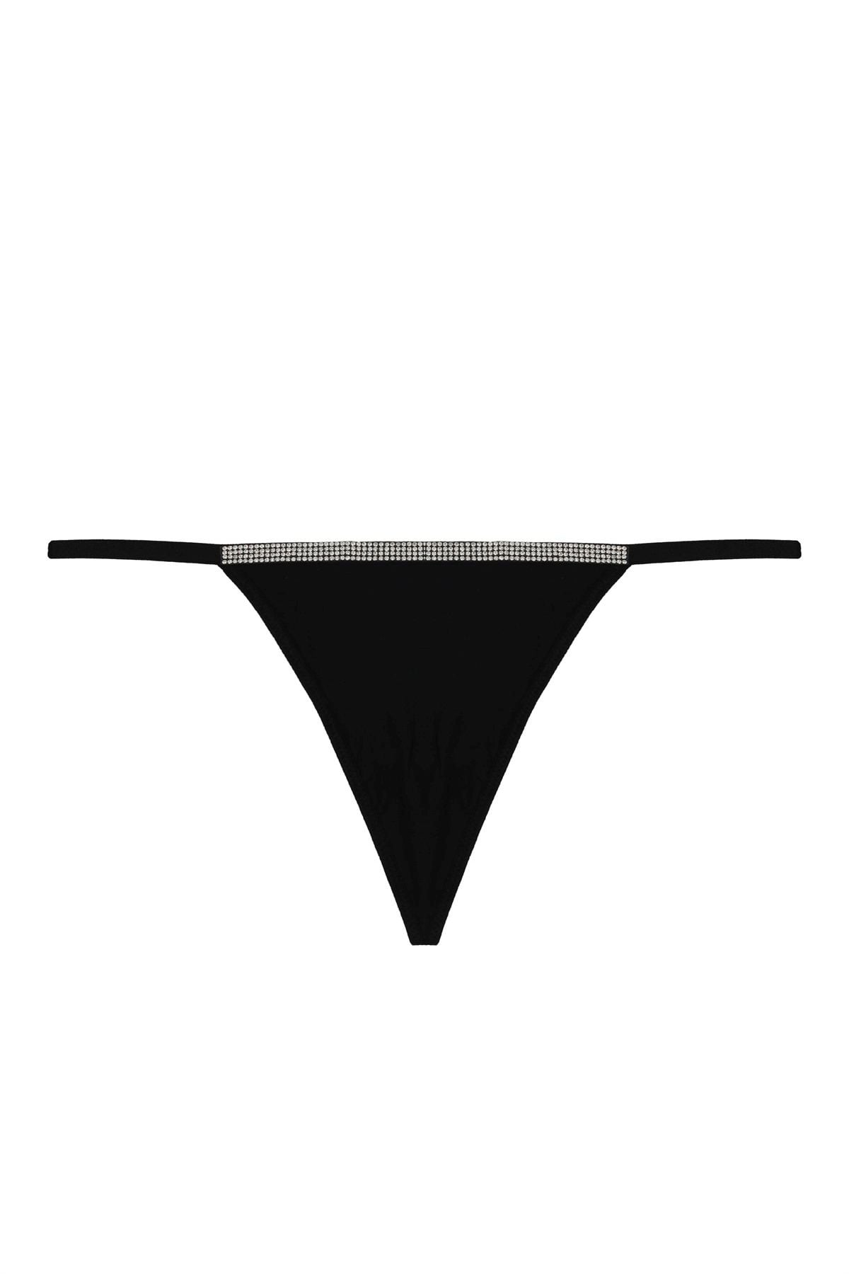 Magic Form 369 Kadın Siyah Taşlı String KülotString KülotMagic Form