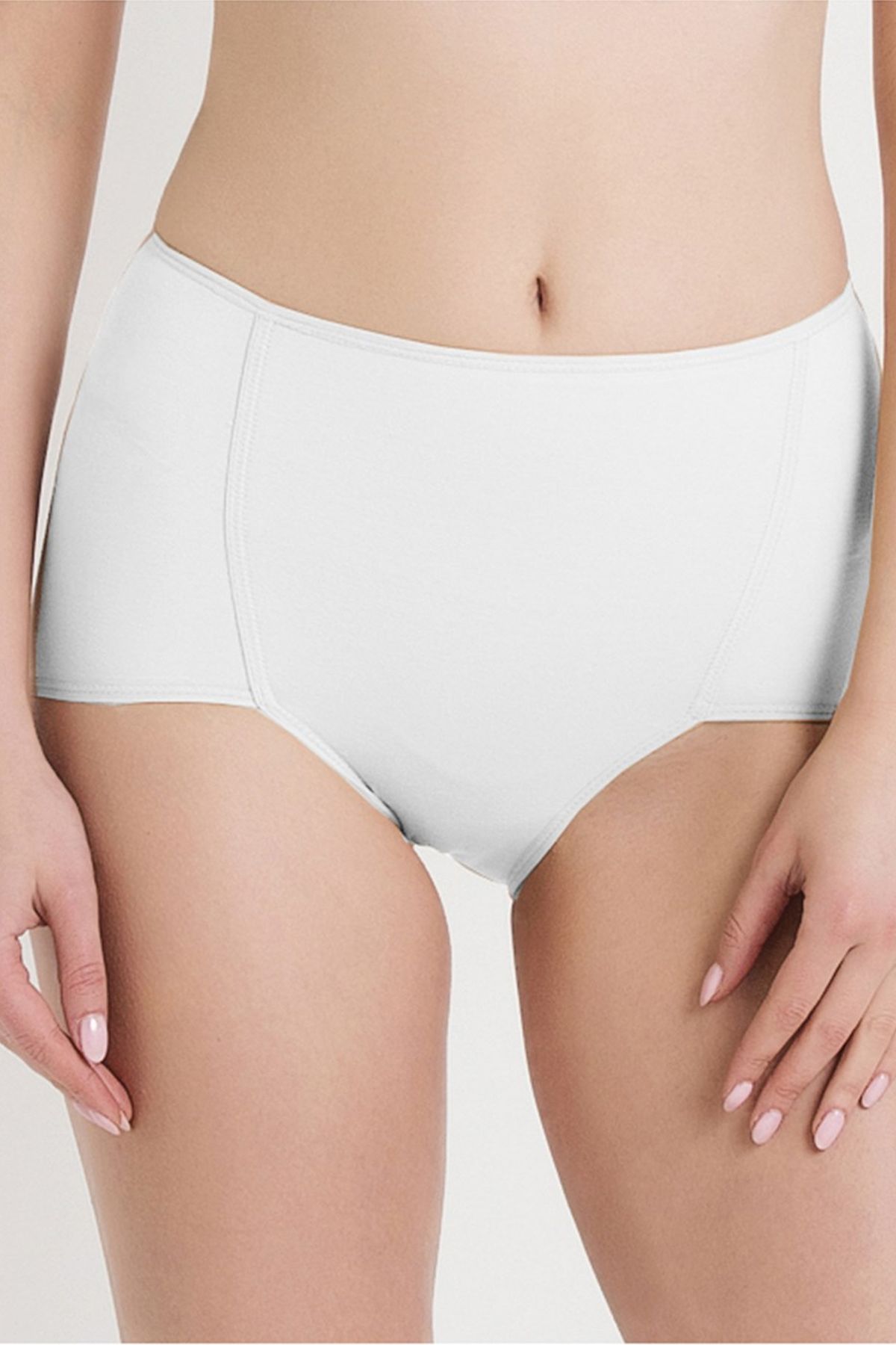 Magic Form 541 Kadın Mix Penye Yüksek Bel 3'lü KülotPamuklu KülotMagic Form