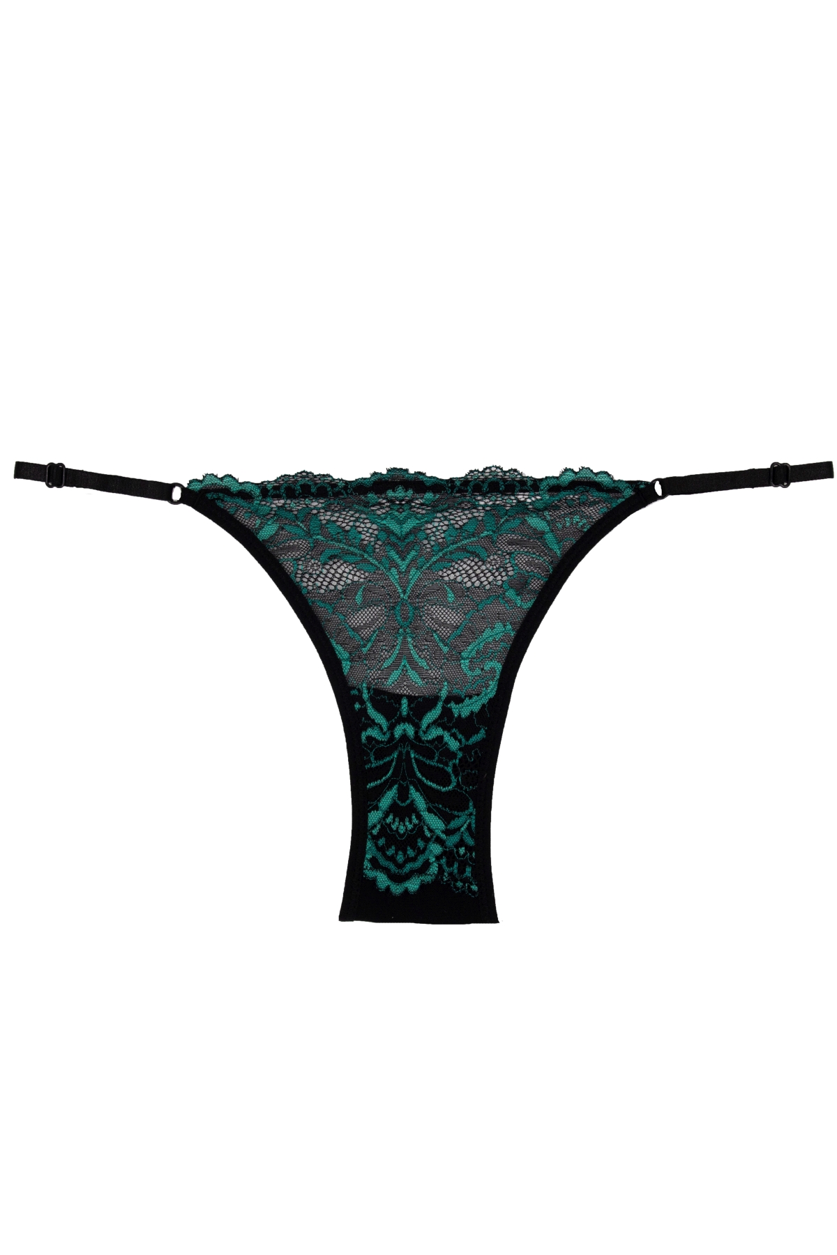 Magic Form 716 Kadın Yeşil Dantelli Tüllü Detaylı KülotSlip KülotMagic Form