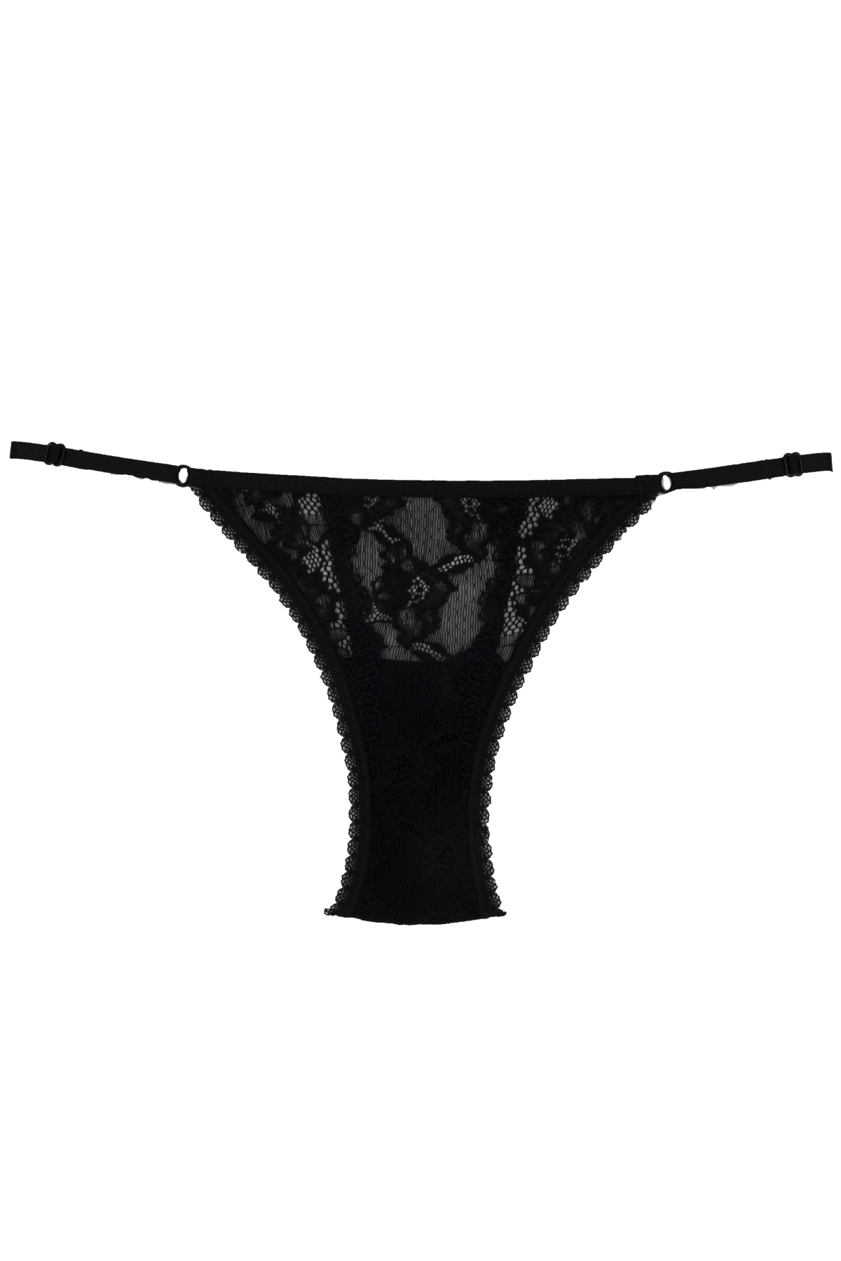 Magic Form 724 Kadın Siyah Dantelli İp Kenarlı Slip KülotSlip KülotMagic Form