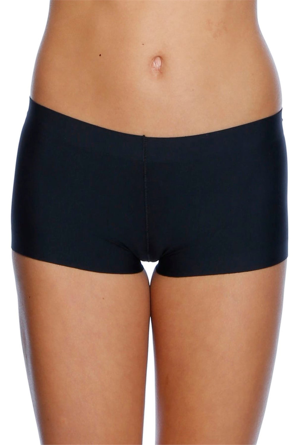 Magic Form 747 Kadın Siyah Seamfree Kumaşlı Dikişiz Şort KülotSlip KülotMagic Form