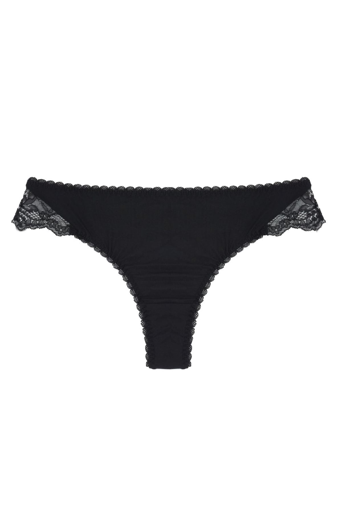 Magic Form 789 Kadın Siyah Önü Kumaş Arkası Dantel Normal KülotSlip KülotMagic Form