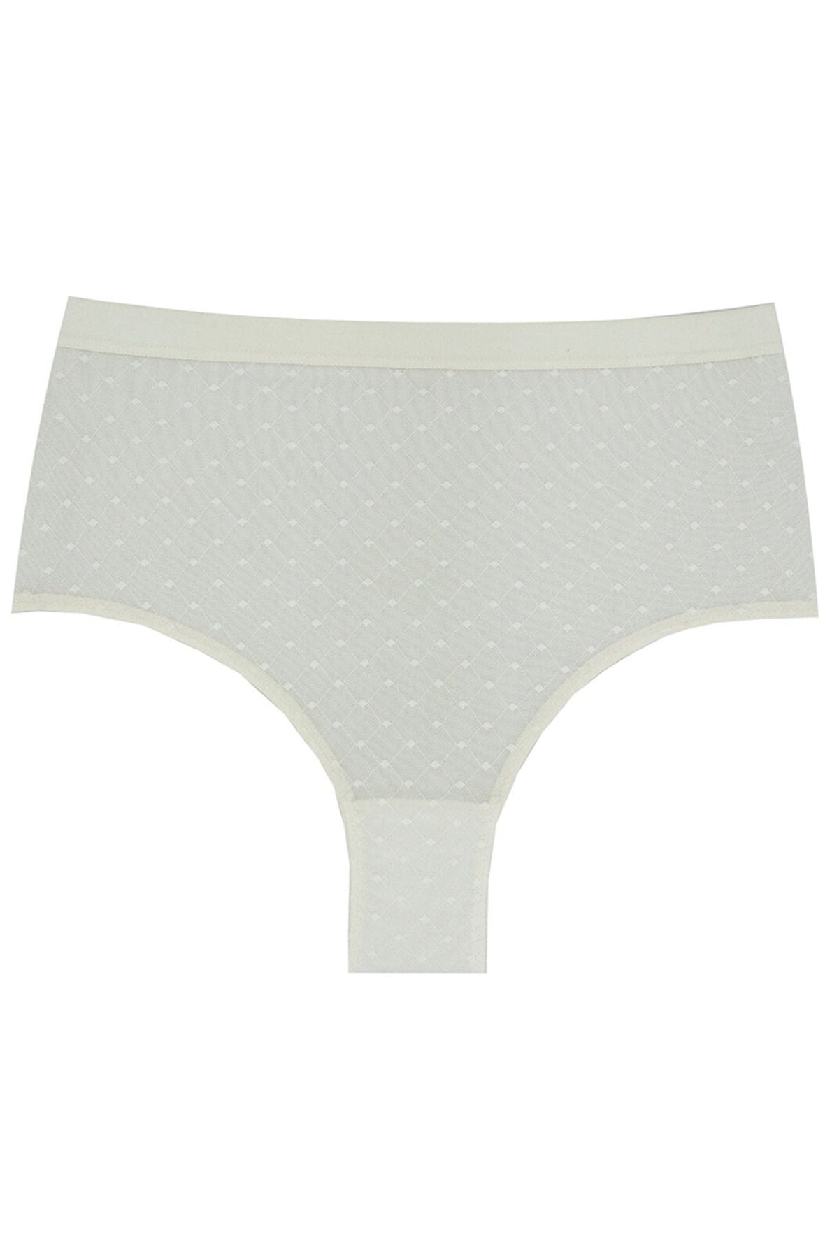 Magic Form 795 Kadın Ekru Kafes Dantelli KülotSlip KülotMagic Form
