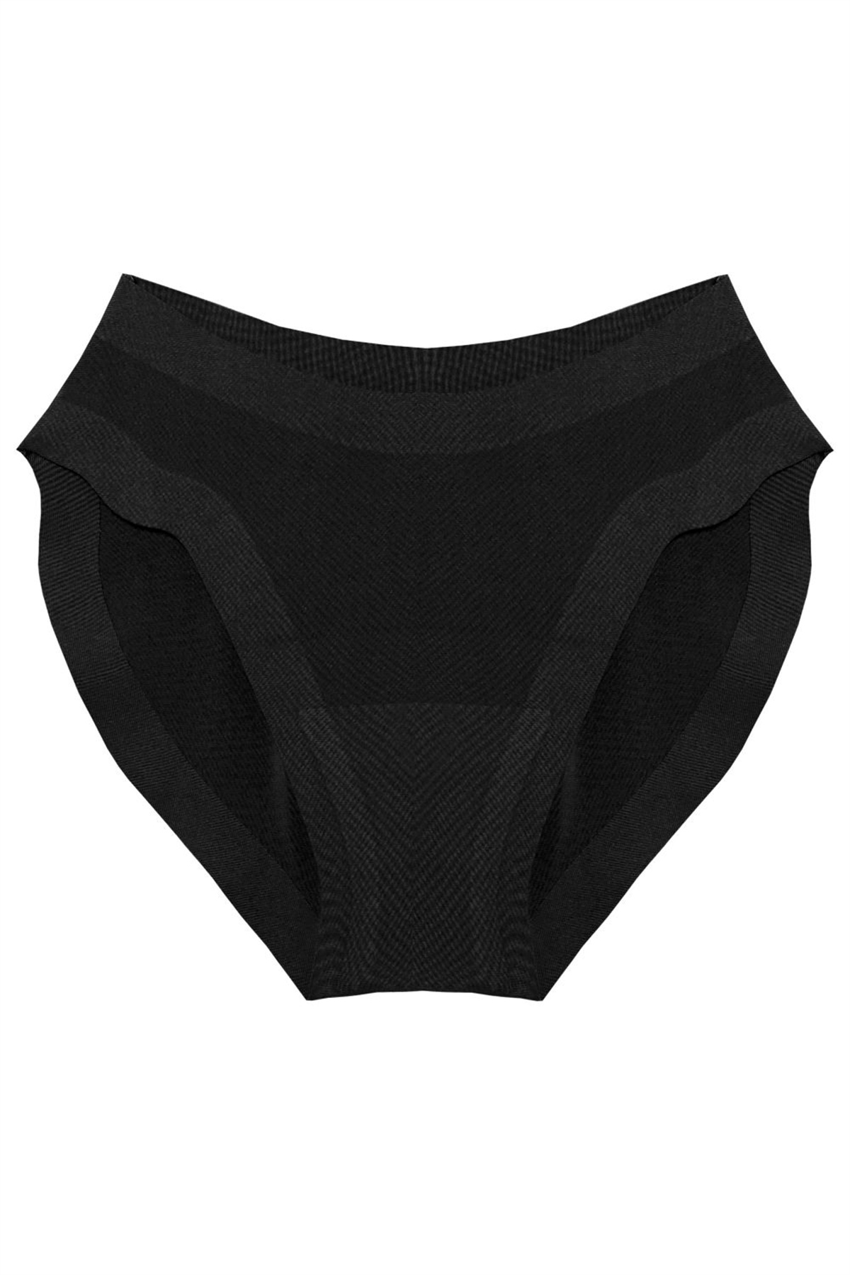 Magic Form 847 Kadın Siyah Seamfree Kumaşlı Dikişsiz Normal KülotSlip KülotMagic Form