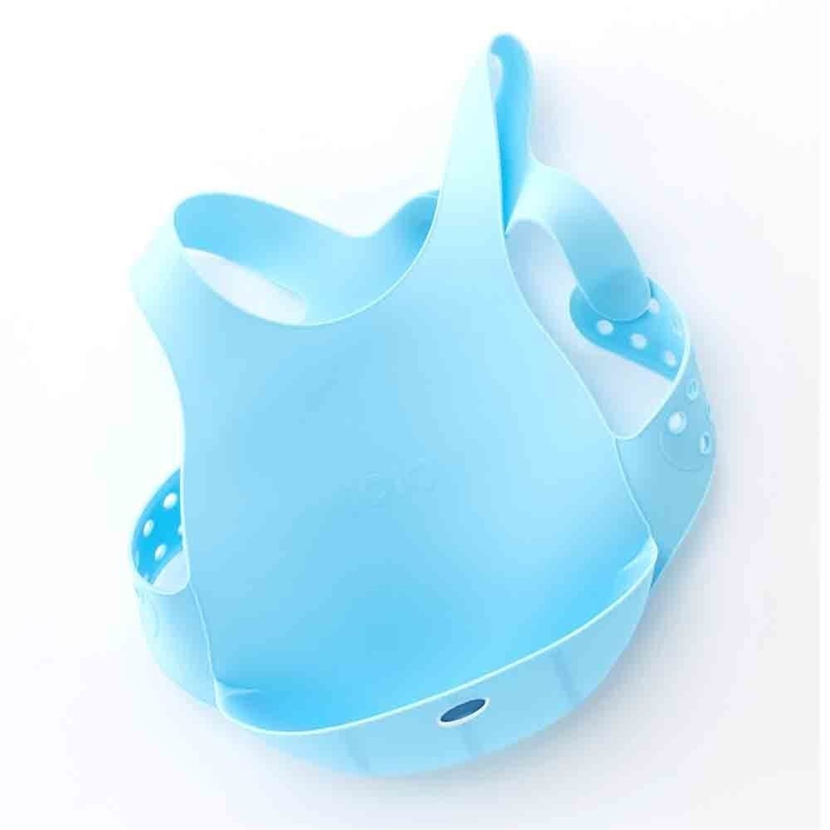OİOİ Silikon Mama Önlüğü Mavi