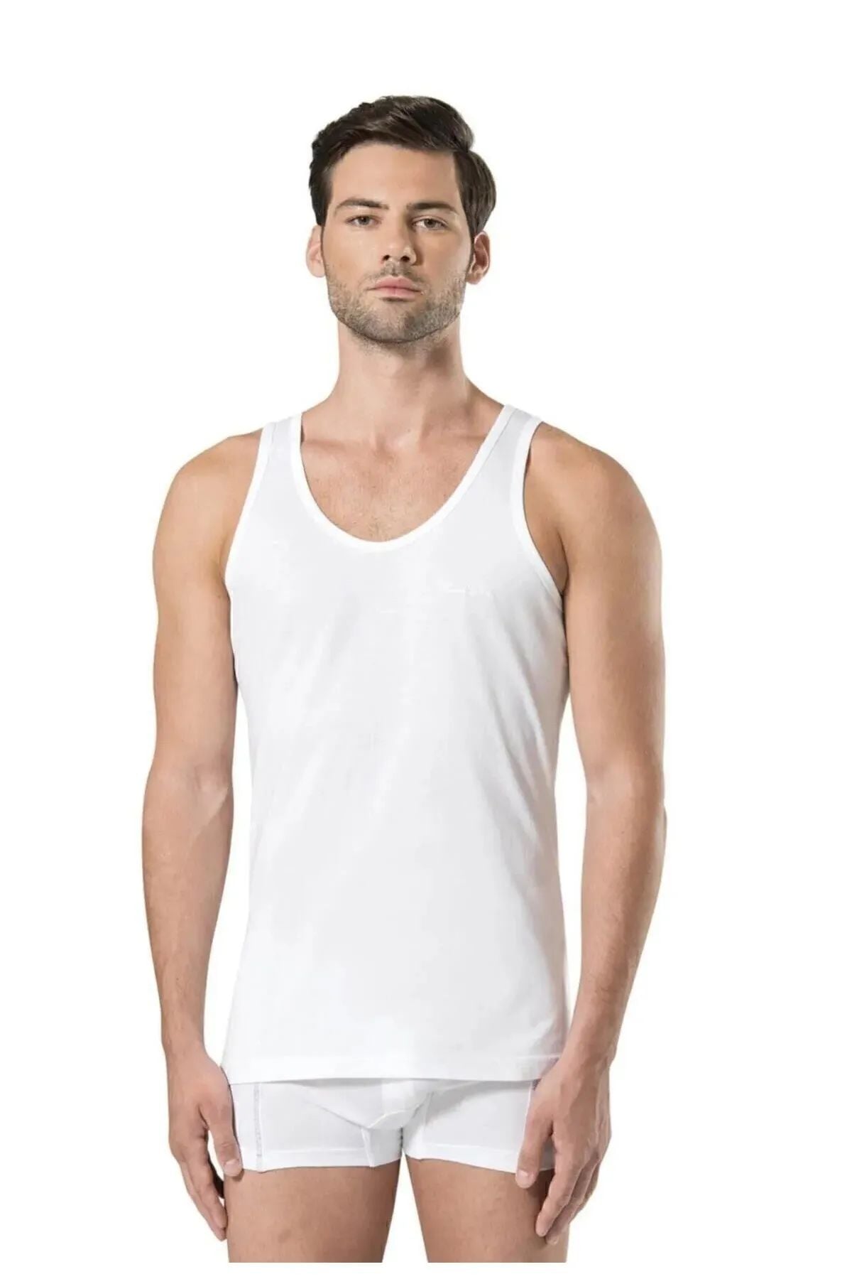 Pierre Cardin 400 Erkek Beyaz Penye 2'Li AtletAtletPierre Cardin