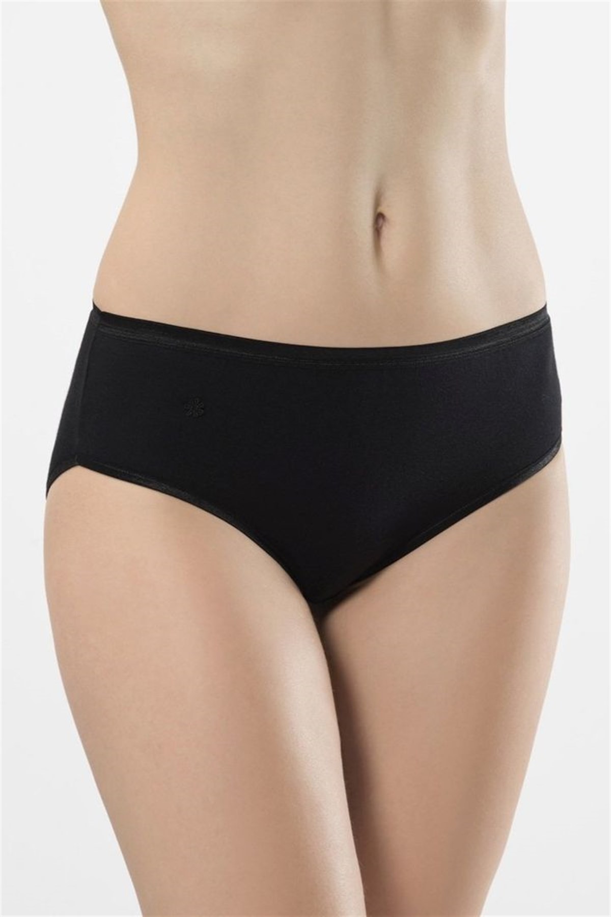 Türen Kadın Siyah 2'li Abiye Ribana Bikini Külot 234