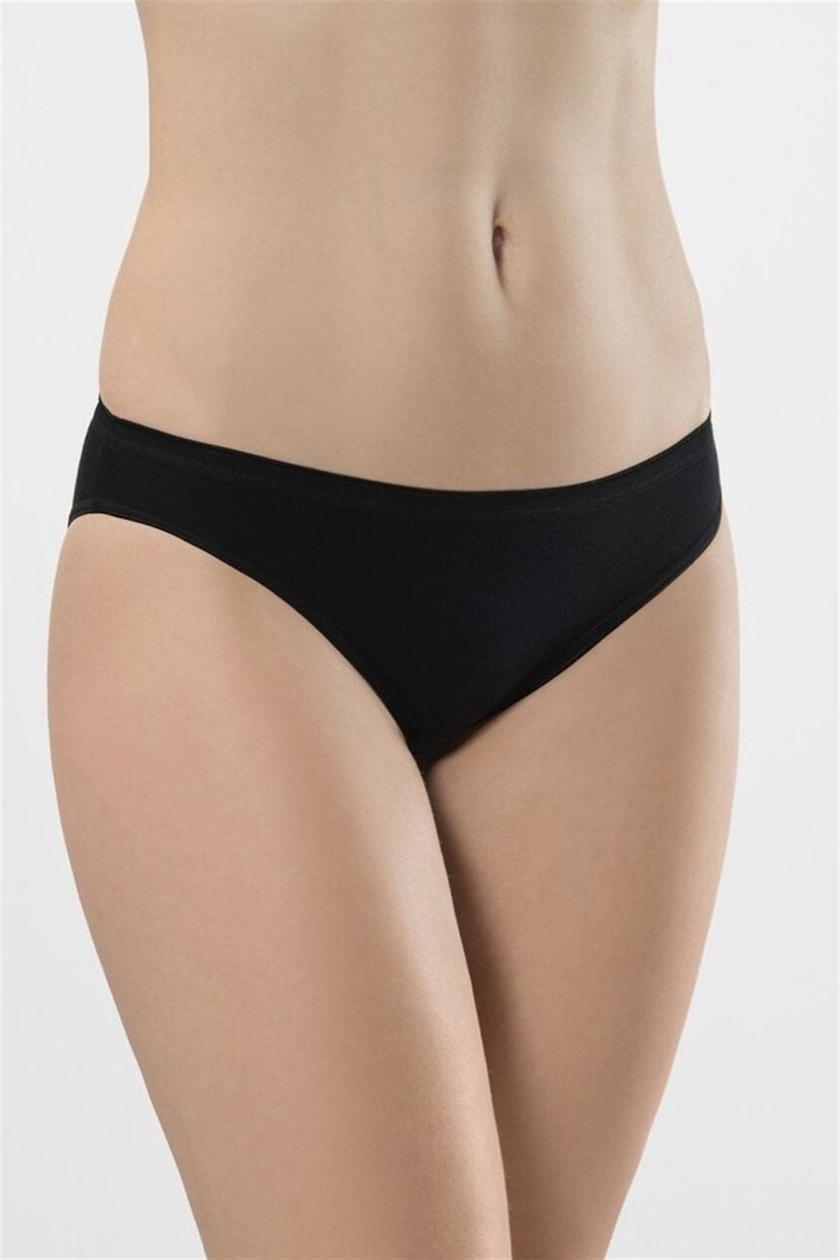 Türen Kadın Siyah 2'li Likralı Bikini Külot 230