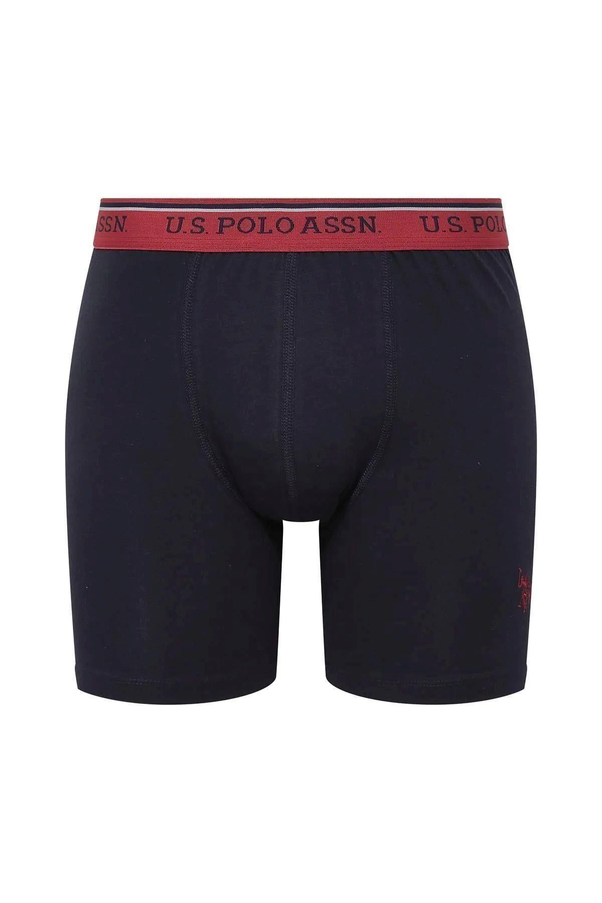 U.S. Polo Assn. 80482 Erkek Lacivert Modal Tekli BoxerBoxerU.S. Polo Assn.