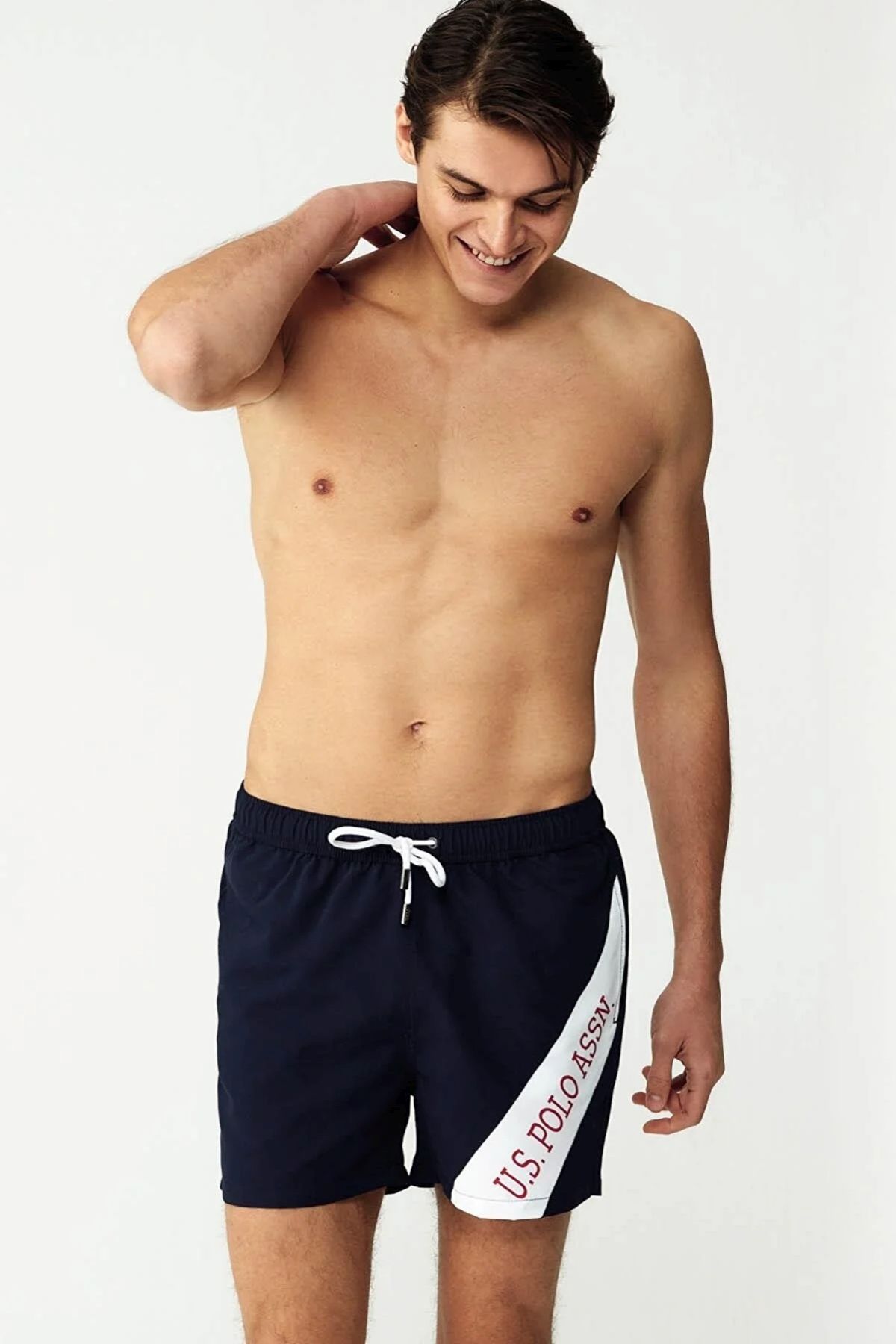 U.S. Polo Assn. 23001 Lacivert Cepli Orta Boy Erkek Deniz ŞortuDeniz ŞortuU.S. Polo Assn.