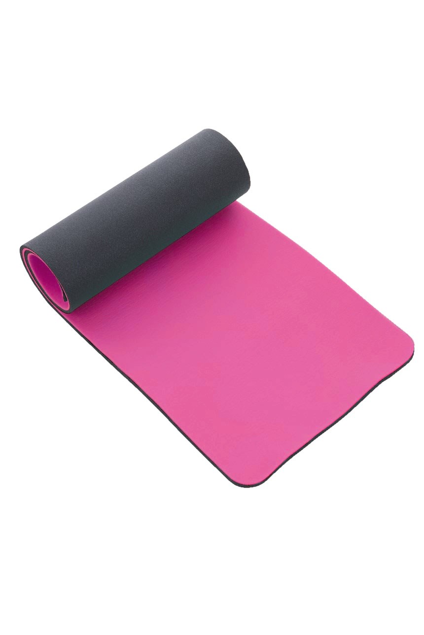 DAFRON YOGA MAT 180 X 60 X 1 CM  DF190 PEMBE - SİYAH