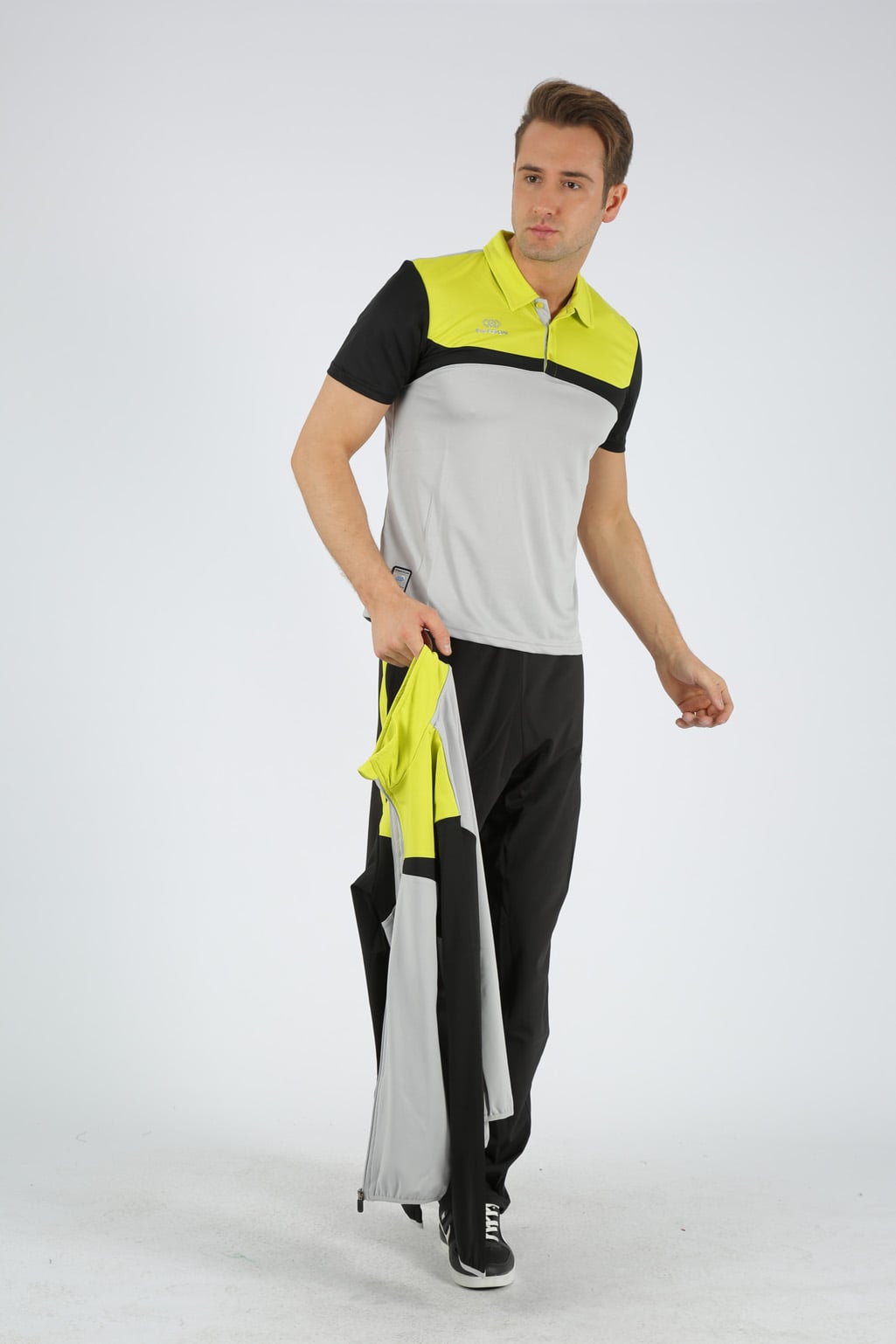 GOLD ERKEK KAMP POLO T SHIRT