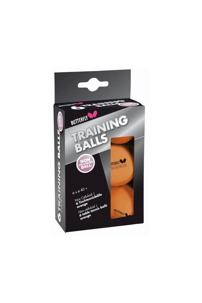BUTTERFLY TRAINING BALLS 40+ (6LI KUTU-TURUNCU) 85142