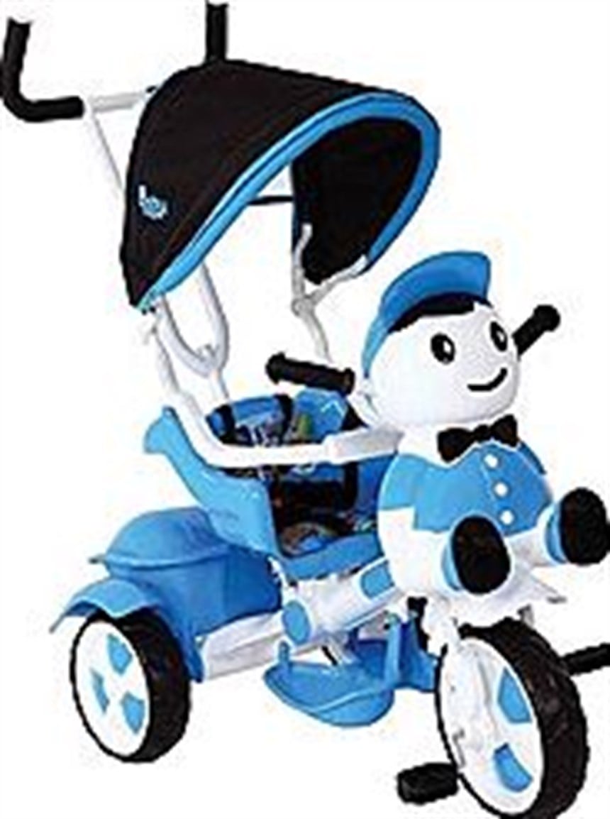 ÜMİT 125 BABYHOPE PANDA İTMELİ EBEVEYN KONTROLLÜ BEBEK BİSİKLETİ MAVİ