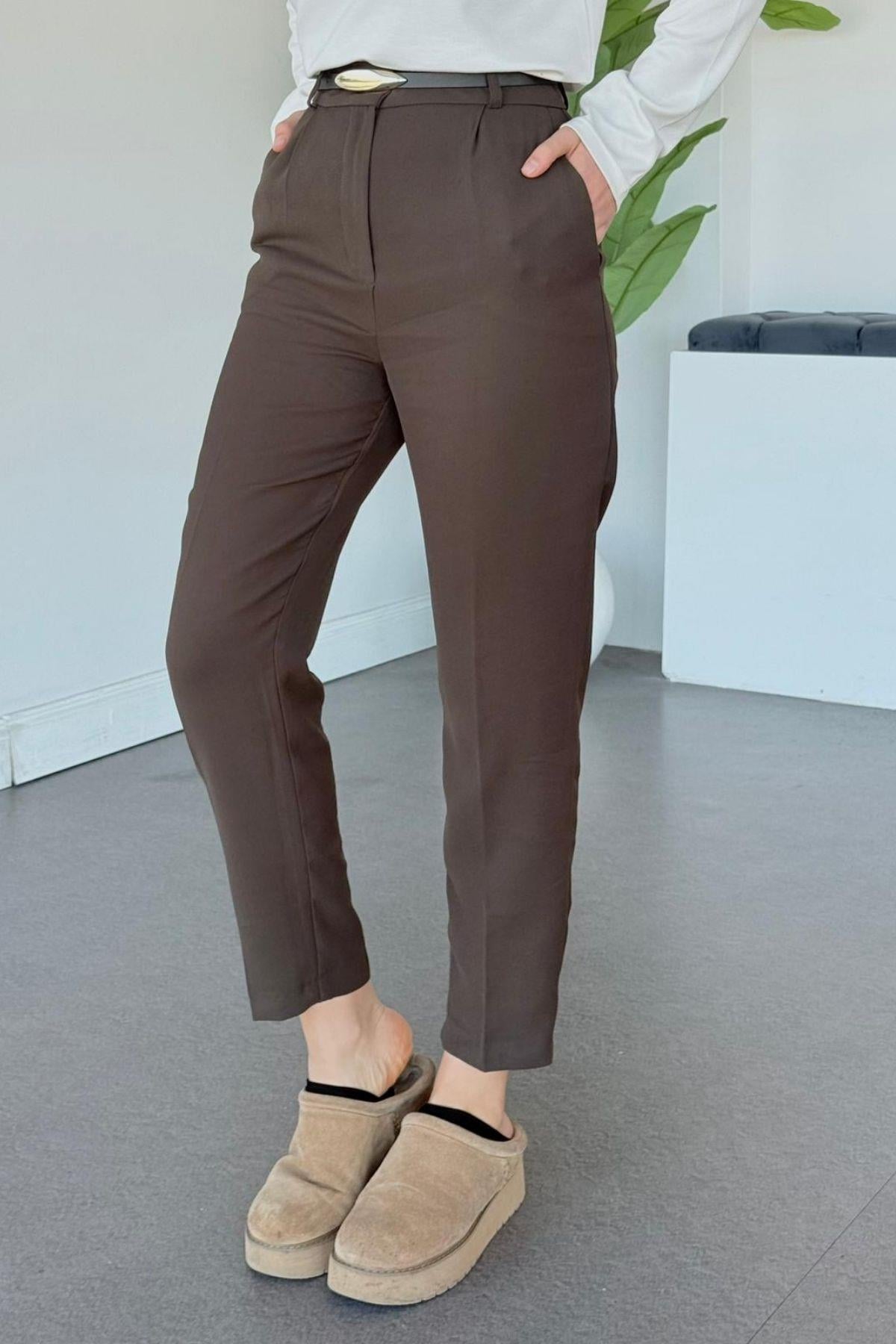  Linda Double Sns Pantolon Kahverengi, Fiyatları 
