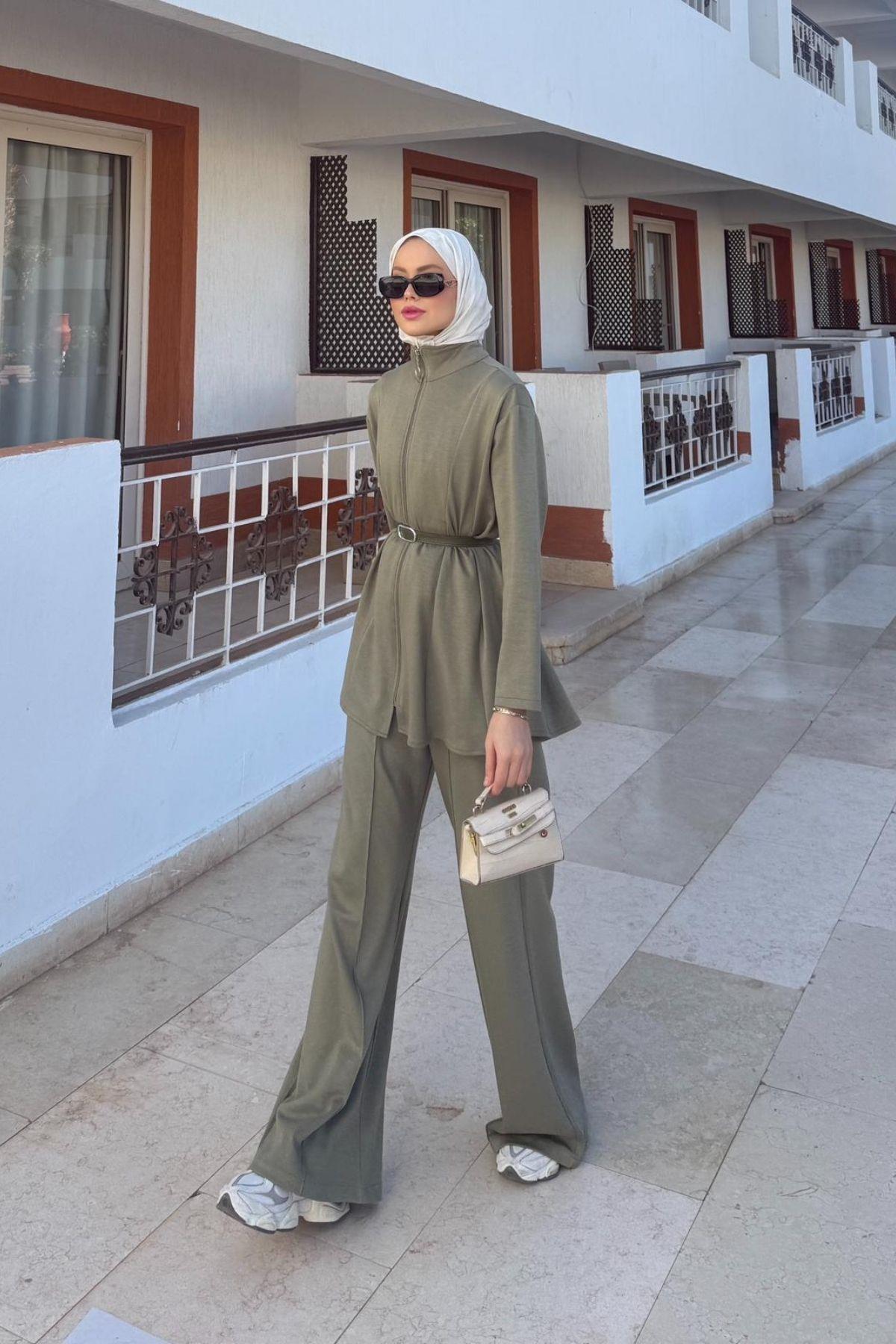  Melisa Pantolonlu Takım Haki, Fiyatları 