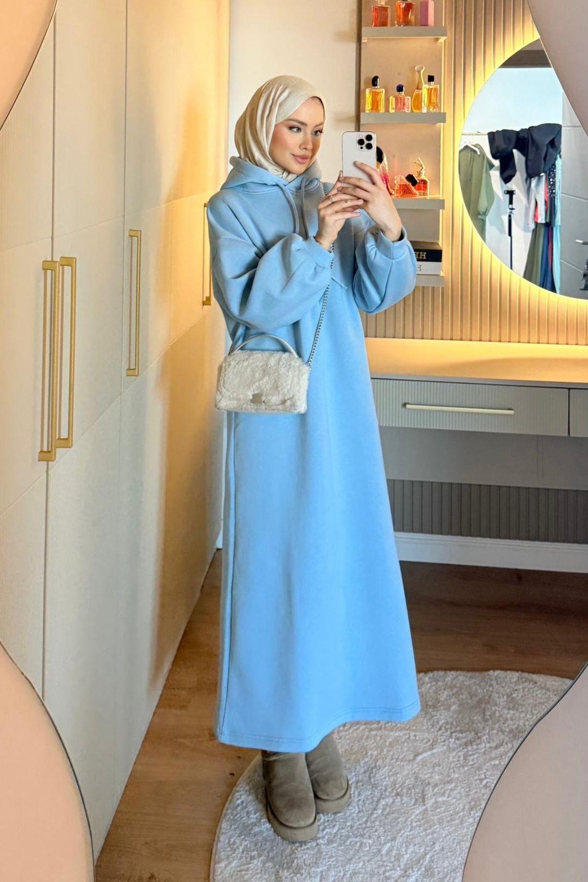 Ada Kapşonlu Elbise Bebemavi, Fiyatları Ada Kapşonlu Elbise Bebemavi | Haza Moda