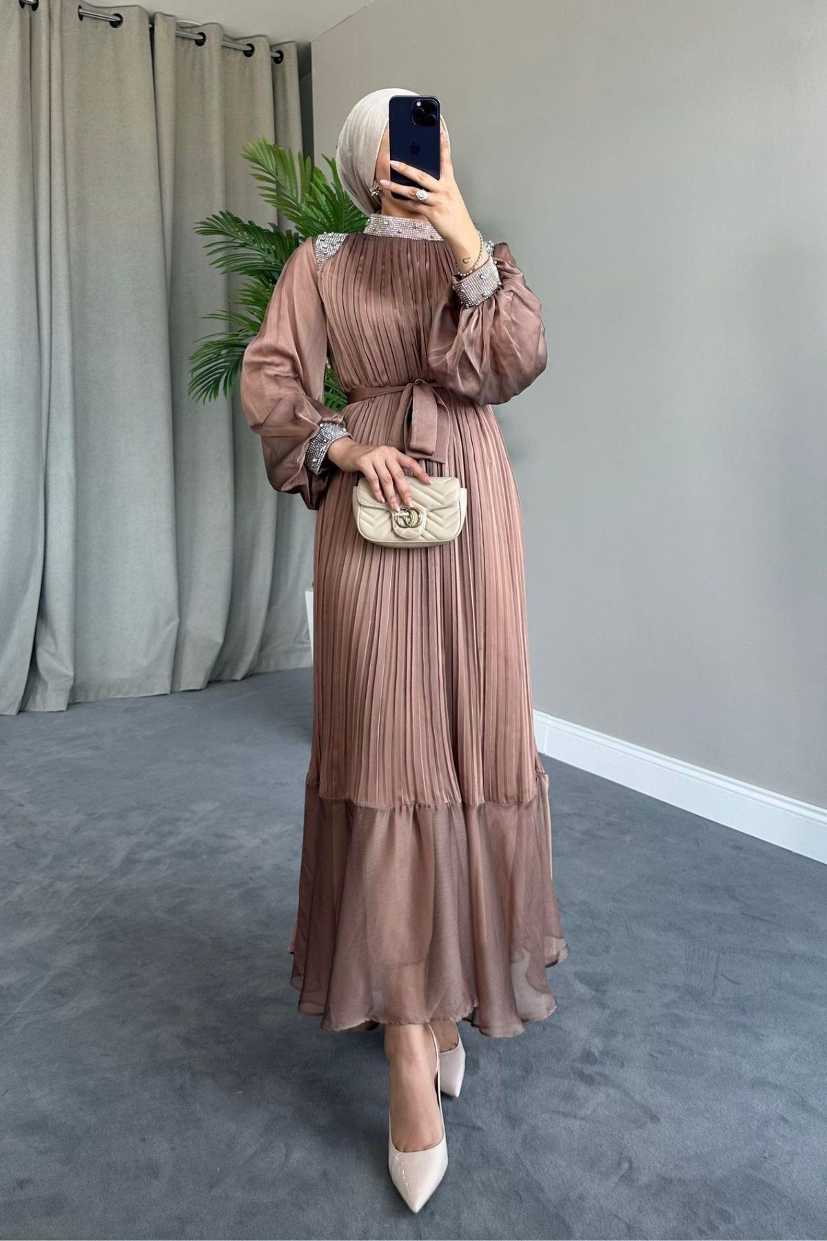 Afrodit Abiye Camel, Fiyatları 
