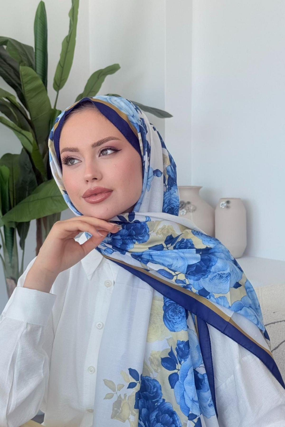 Aqua Soft Şal LACİVERT, Fiyatları Aqua Soft Şal LACİVERT- Haza Moda 