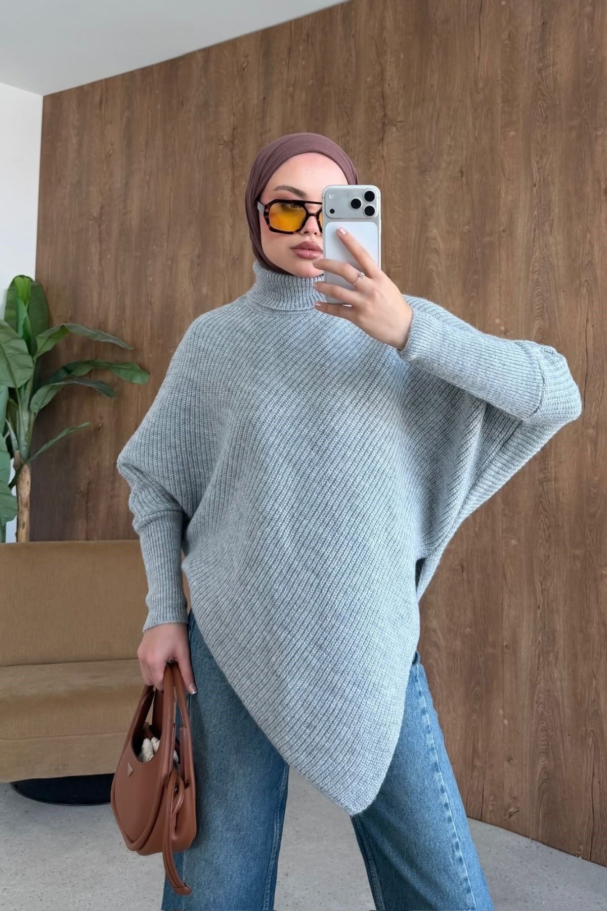 Arife Asimetrik Kazak Gri, Fiyatları 