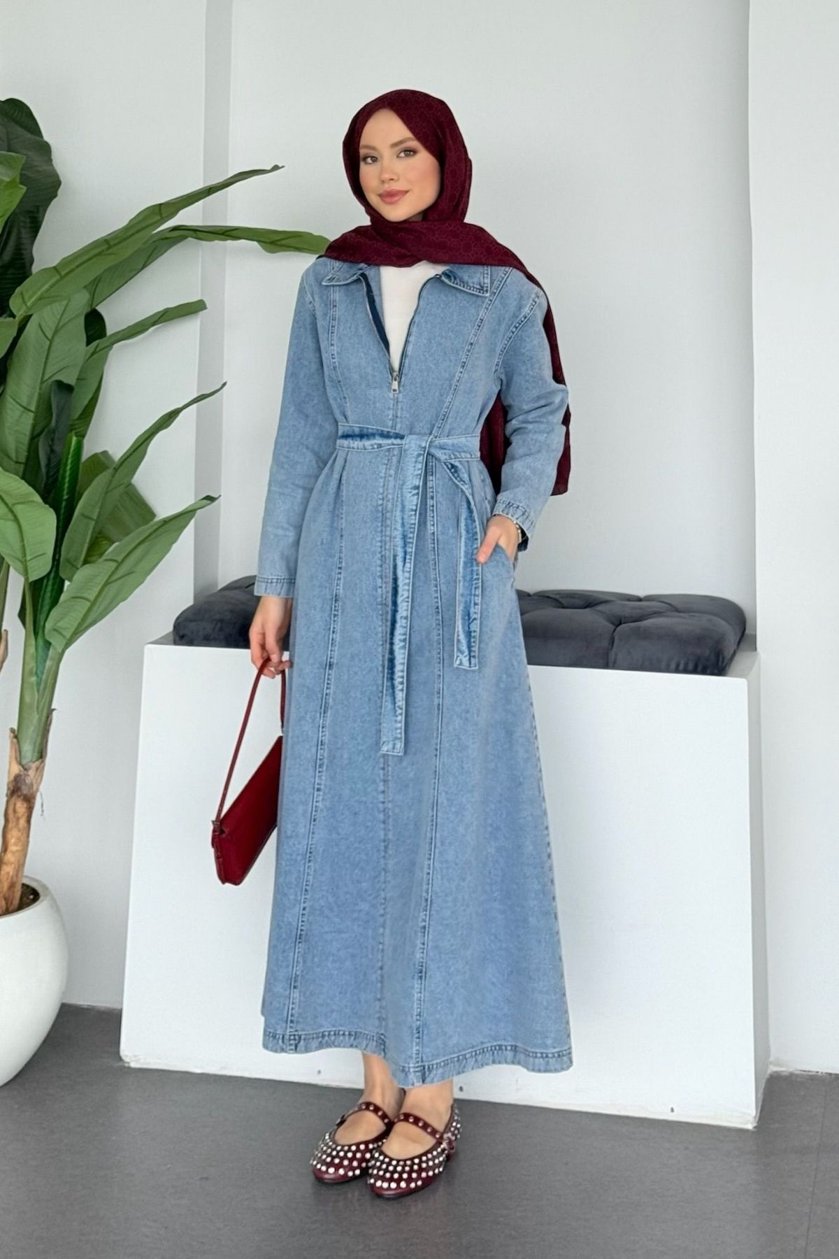 Atlas Denim Elbise Buz Mavi (ÖN SİPARİŞ), Fiyatları 