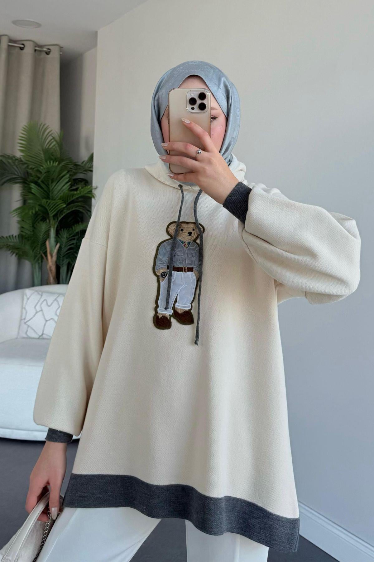 Ayıcıklı Sweat Gri, Fiyatları 