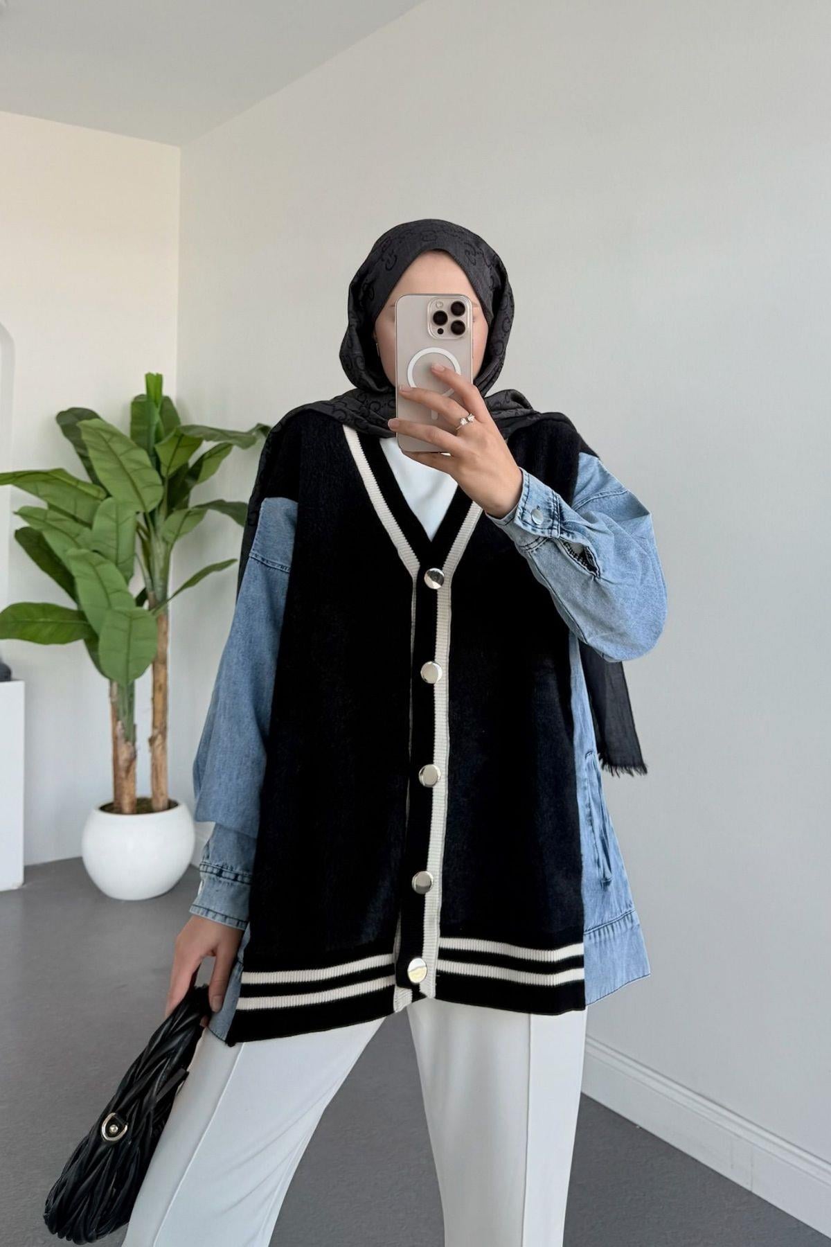 Azur Muadil Hırka Buz Mavisi, Fiyatları Azur Muadil Hırka Buz Mavisi- Haza Moda 